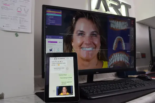Clínica dental con tecnología digital